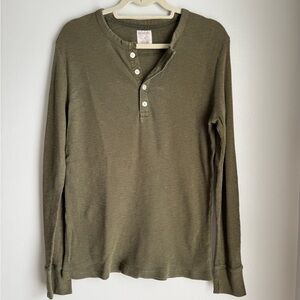 Merona Olive Green Long Sleeve Shirt